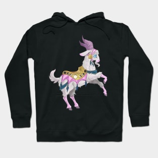 Milk Eyed carousel goat Hoodie